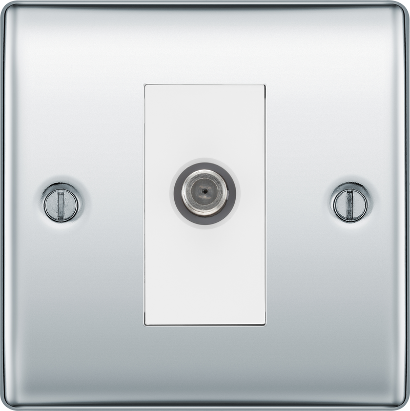 BG Electrical Nexus Metal Polished Chrome - Single, satellite
