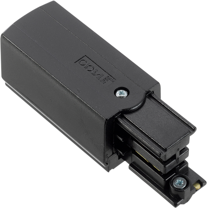 Luceco 3 Circuit Track - Track Live End feed Left Black