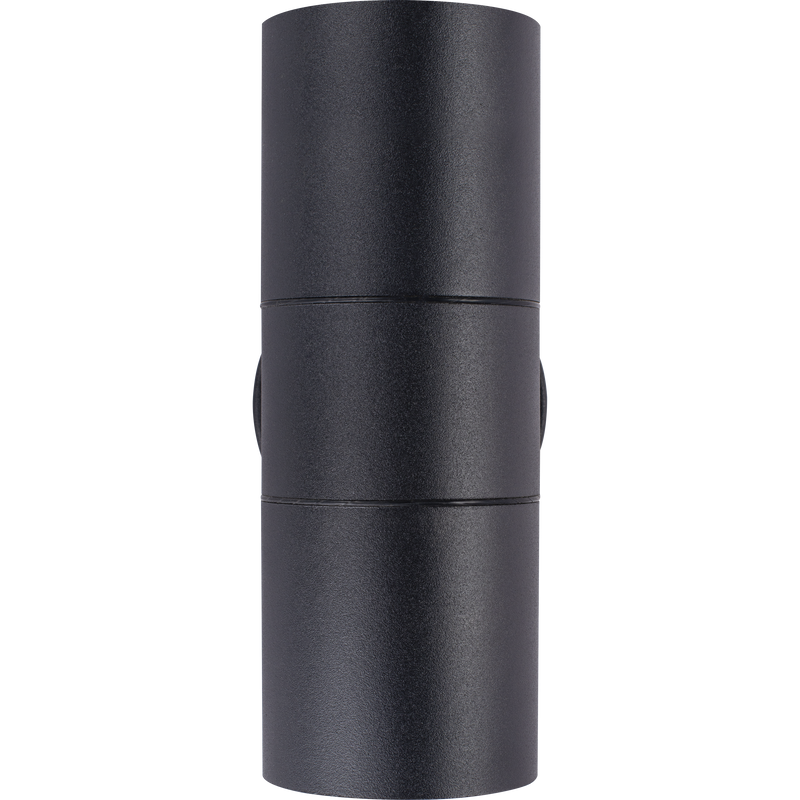 Luceco Azurar Wall Light - Exterior decorative up / down wall light GU10 finished in black