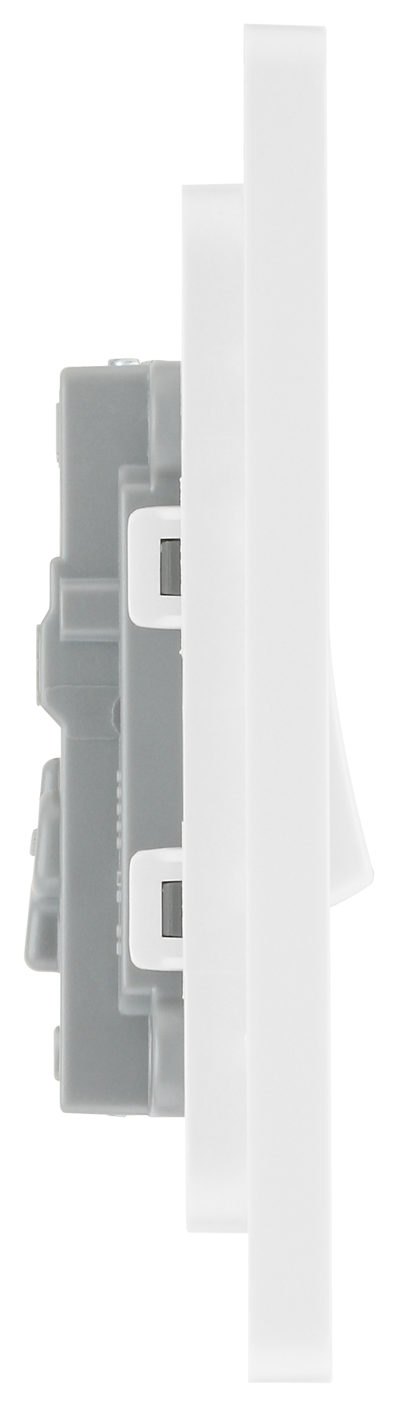 BG Electrical Evolve Brushed Steel - Intermediate switch