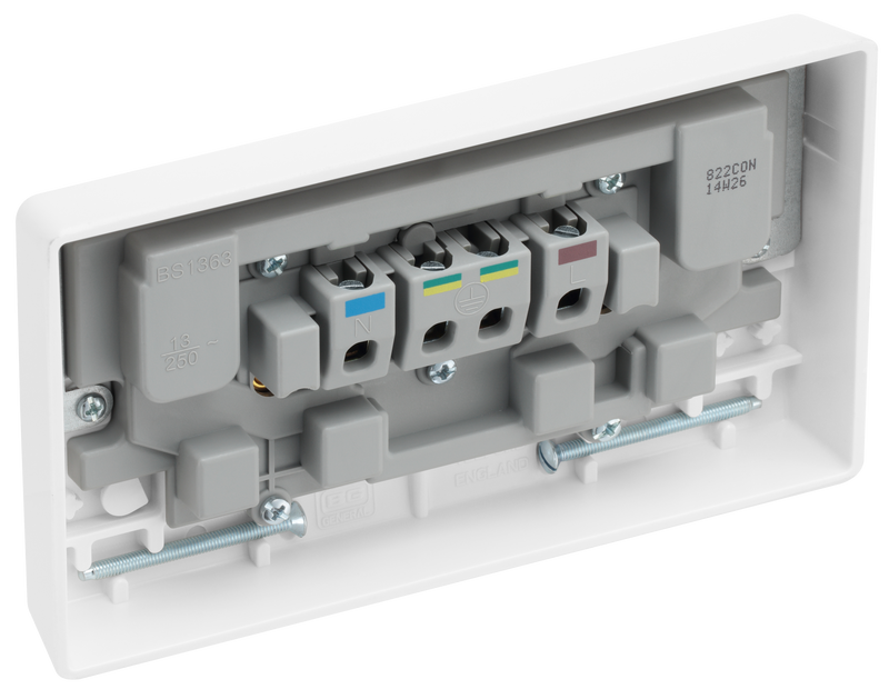 BG Electrical 800 Series - Single to double, single pole