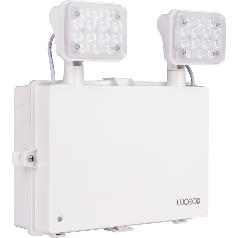 Luceco Tempus Dual - Tempus Dual Adjustable Twin Spotlight, 3.5W, 400lm