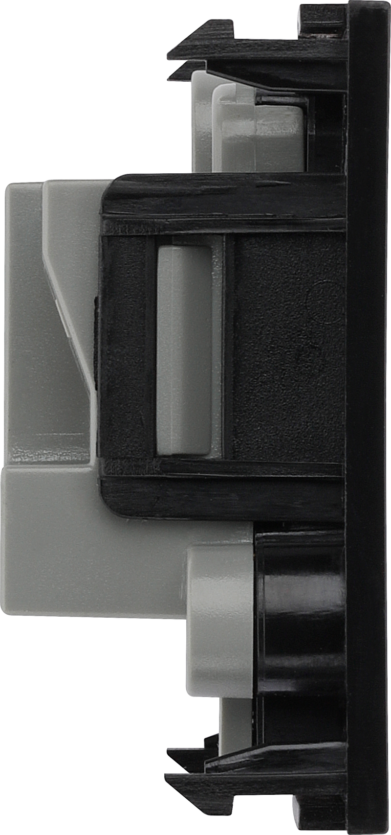 BG Electrical Euro Module - 2A round pin, unswitched socket