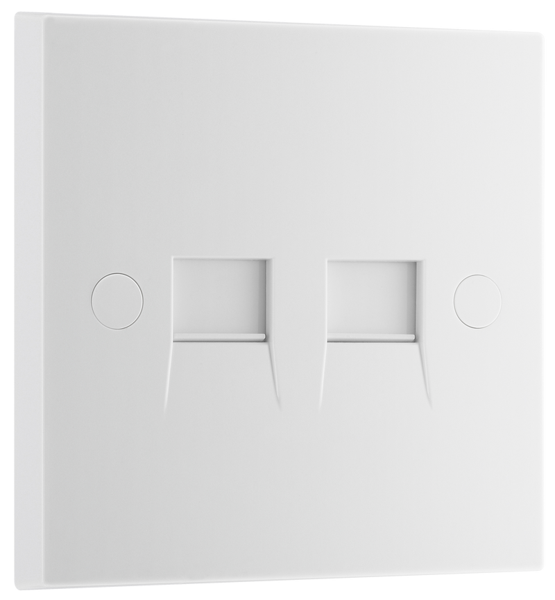 BG Electrical 900 Series - Double, telephone socket, master (screw)