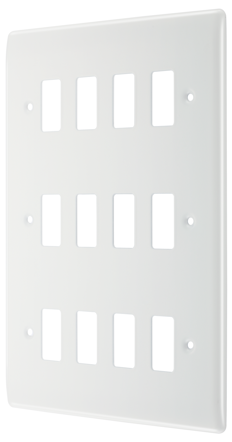 BG Electrical Grid - 12 module, rectangular