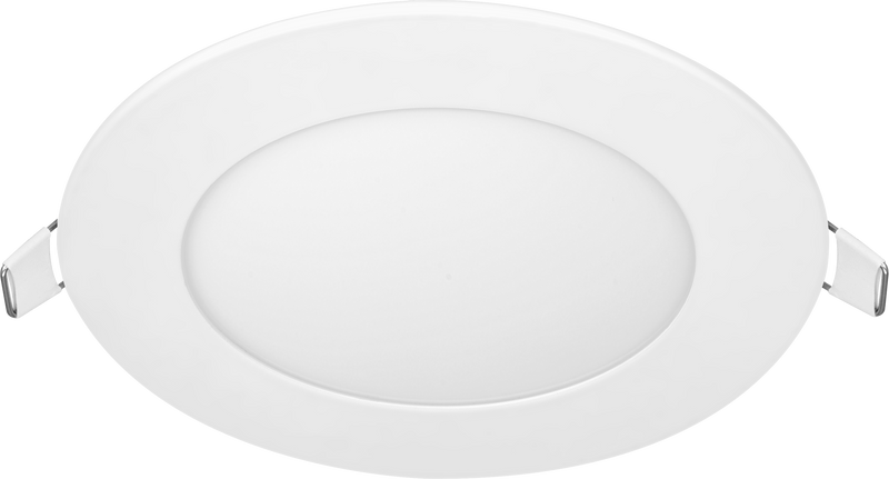 Luceco Luxpanel Eco Circular - Eco Circular Slimline Downlight Ø120mm 400lm 6w 3000k Dimmable - Pc Diffuser