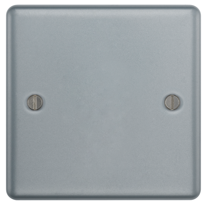 BG Electrical Metal Clad - Single, blank plate
