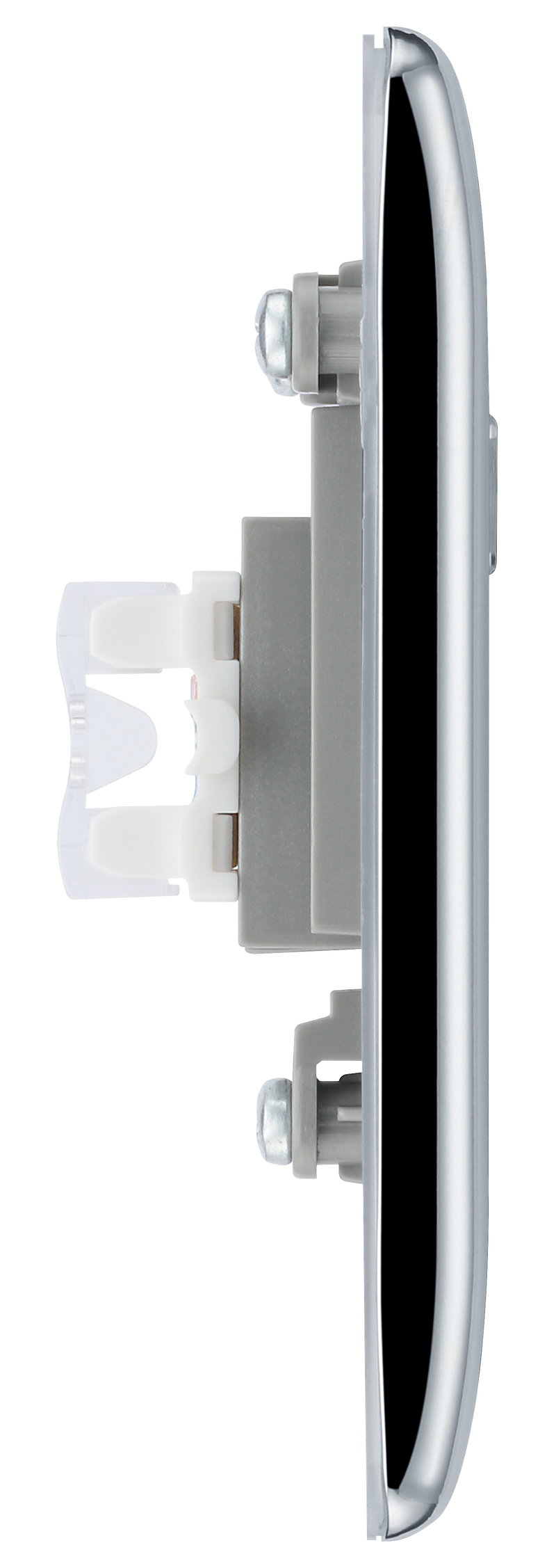 BG Electrical Nexus Metal Polished Chrome - Single, RJ45 data socket