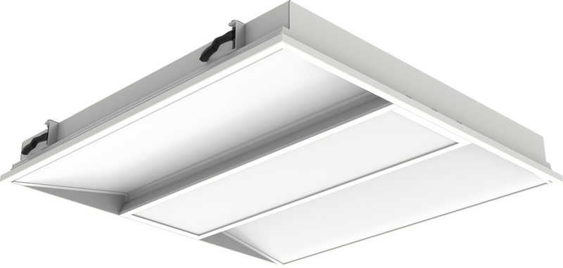 Luceco Sigma - Sigma RAL 9016 recessed panel 597 x 597mm 4296lm 4k dim