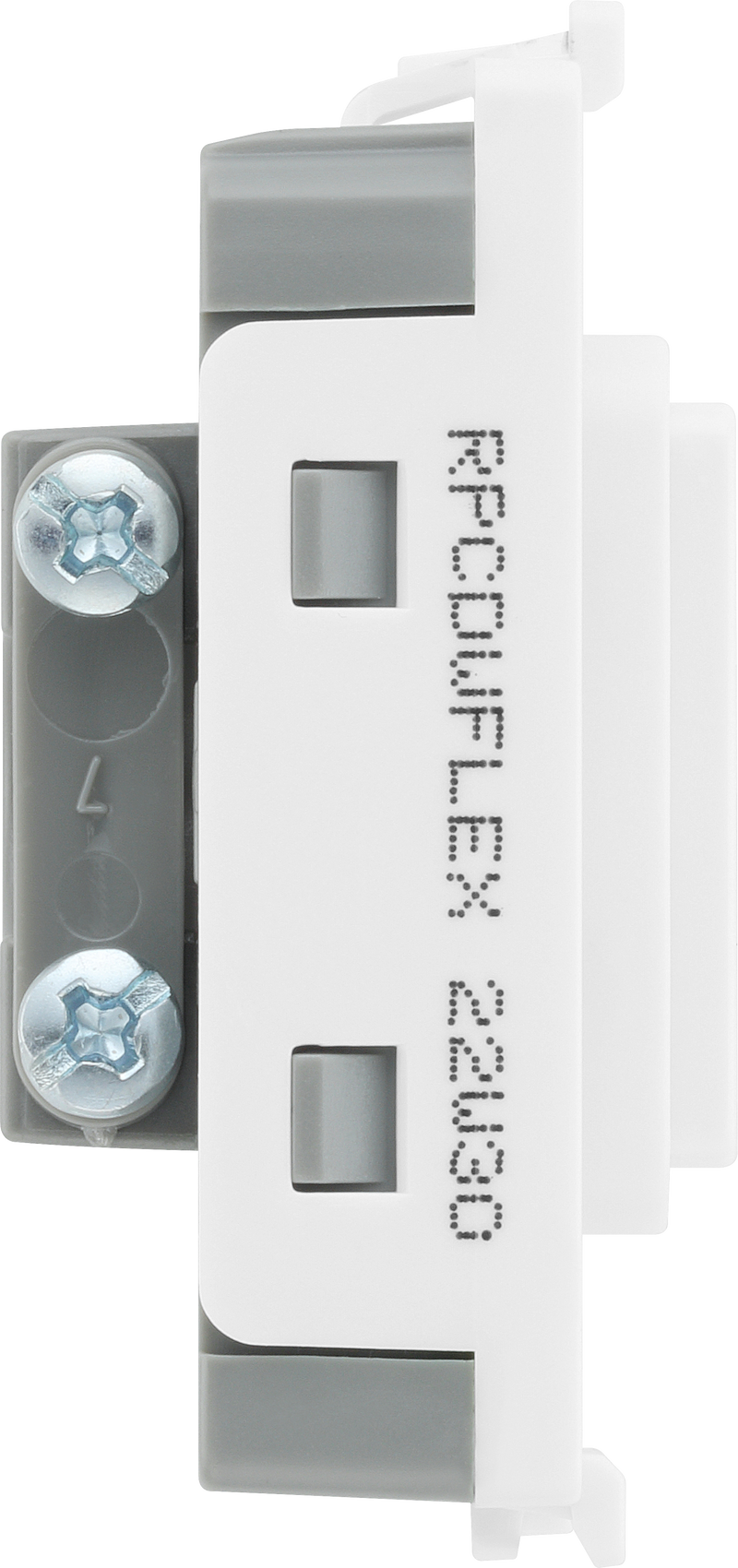 BG Electrical Grid - Flex outlet, up to 10mm (EVOLVE WHITE)