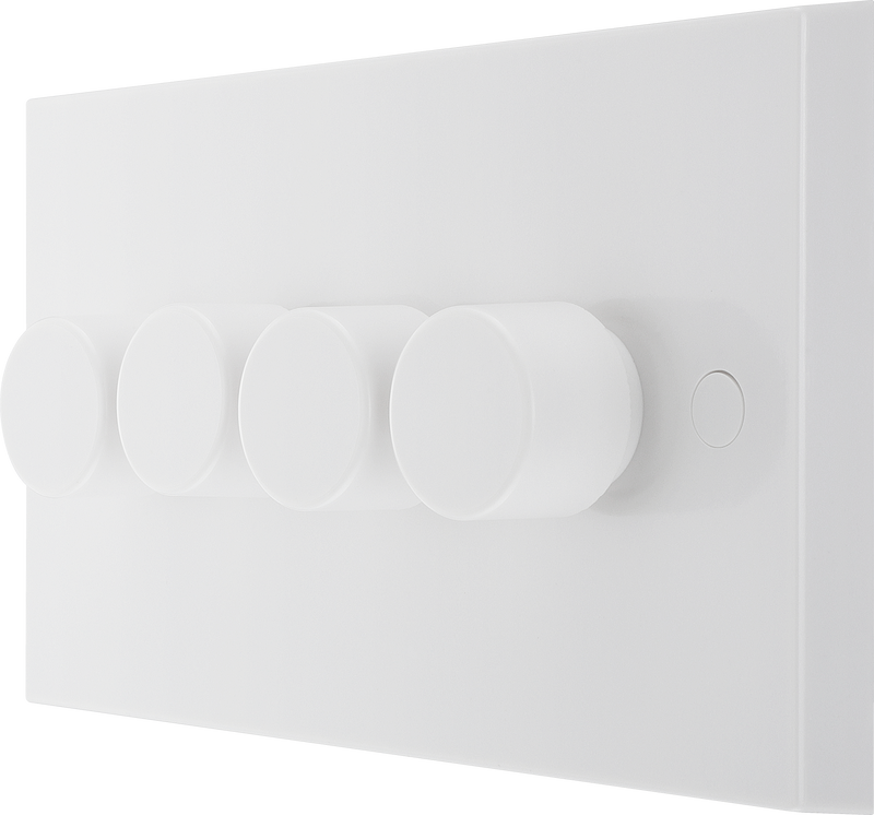 BG Electrical 900 Series - Quadruple, 2 way push 200W