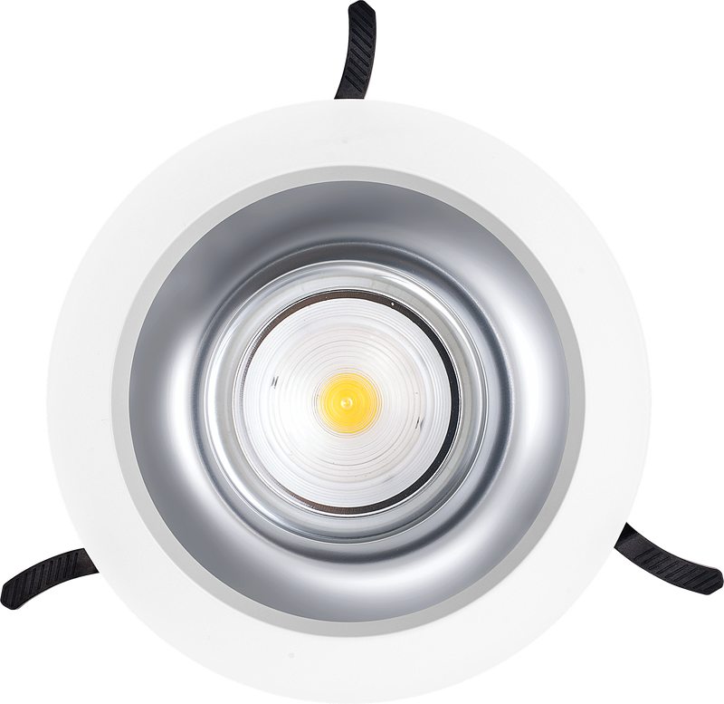 Luceco Platinum - Platinum Gloss D-light 228mm Power Change High Output 2500lm 19w (3300lm 26w Optional) 4000k Cri >80 Fixed Output