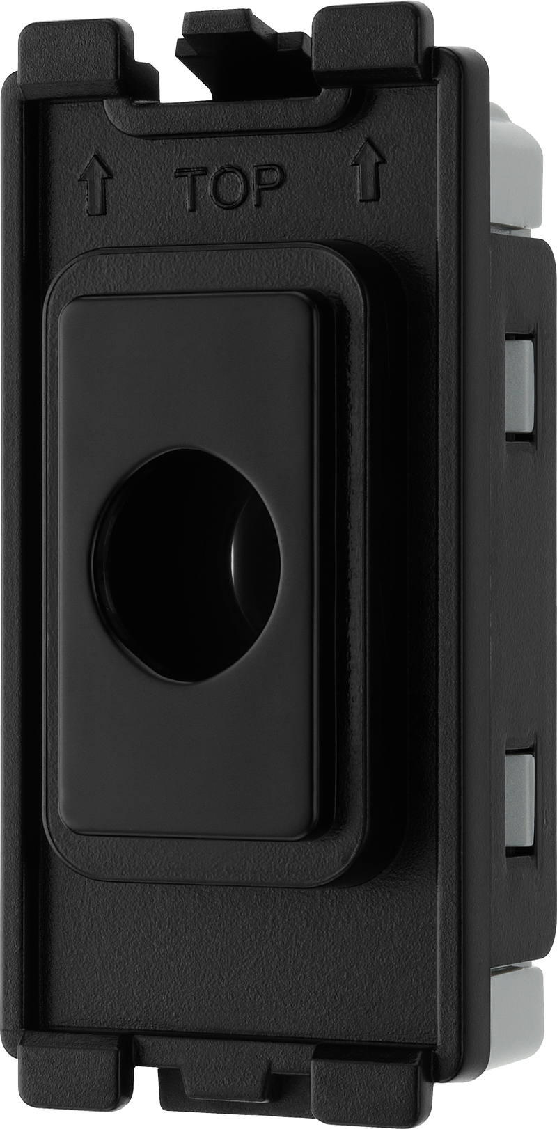 BG Electrical Grid - Flex outlet, up to 10mm (EVOLVE BLACK)