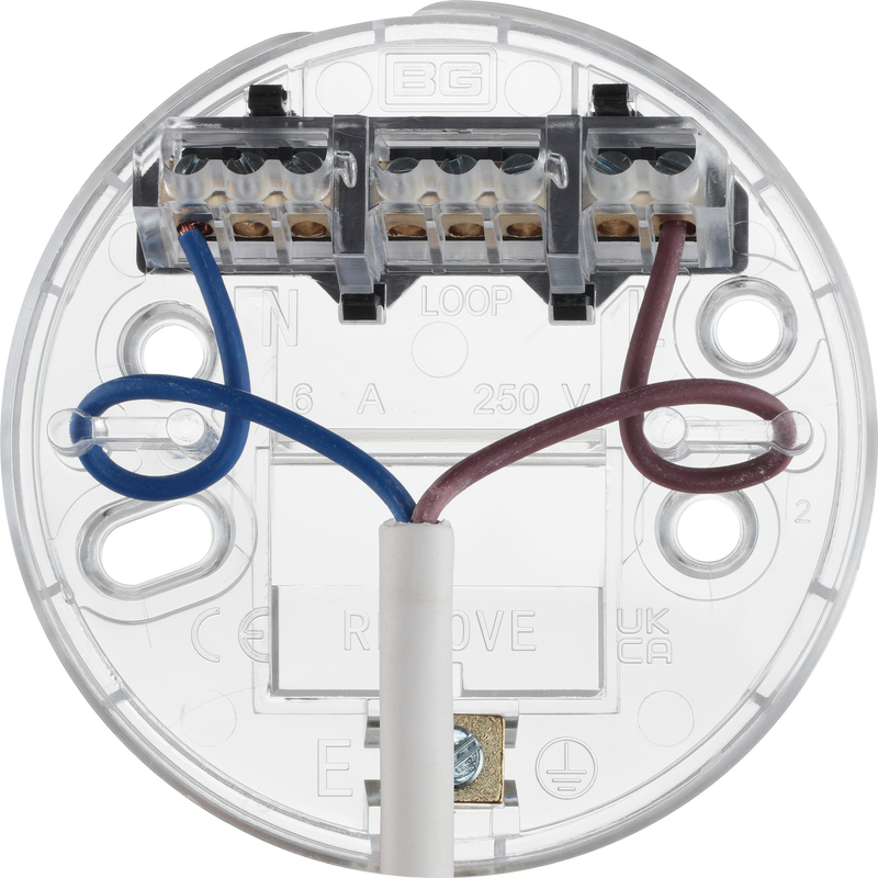 BG Electrical Ceiling Accessories - 9" flex, 3" base