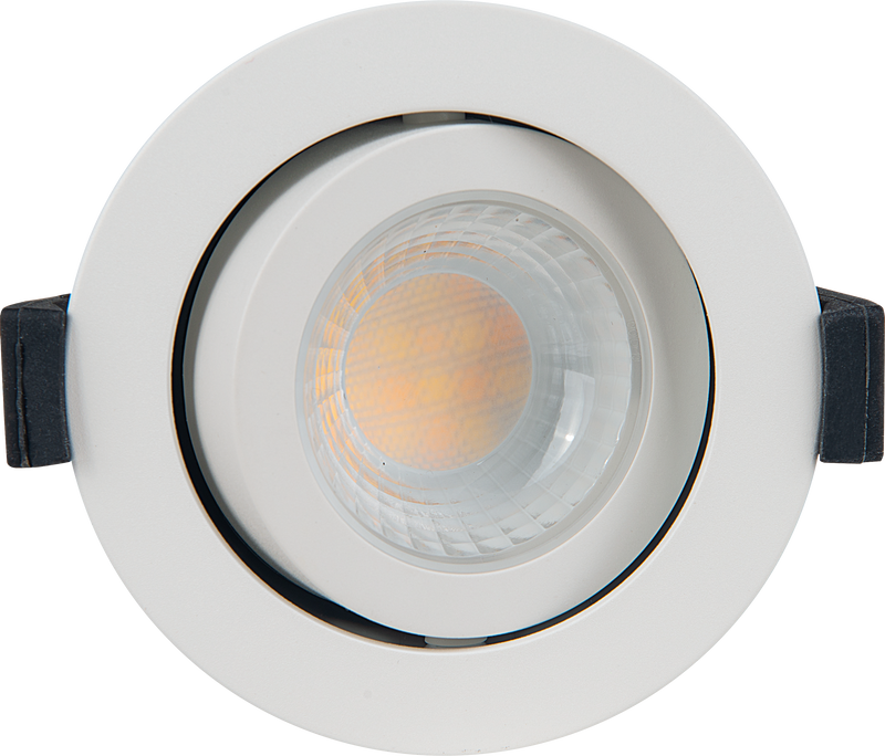 Luceco Elite - FType Elite Fire Rated Downlight 4W/6W 690lm Power Change with 4Colour CCT 2700, 3000, 4000K, 6000K Dimmable IP65 White - Adjustable