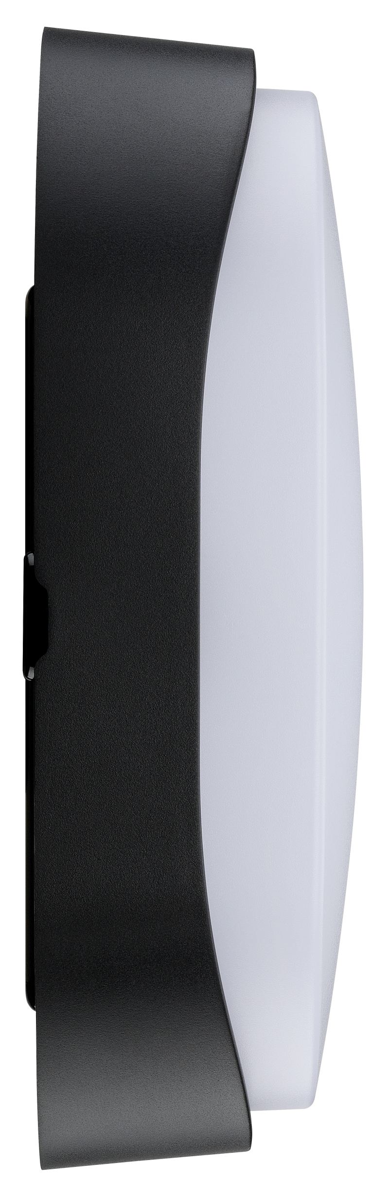 Luceco Ext Residential - Exterior residential bulkhead oval 700lumens with white or black bezel