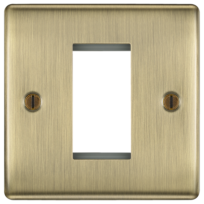 BG Electrical Euro Module - 1 module - square