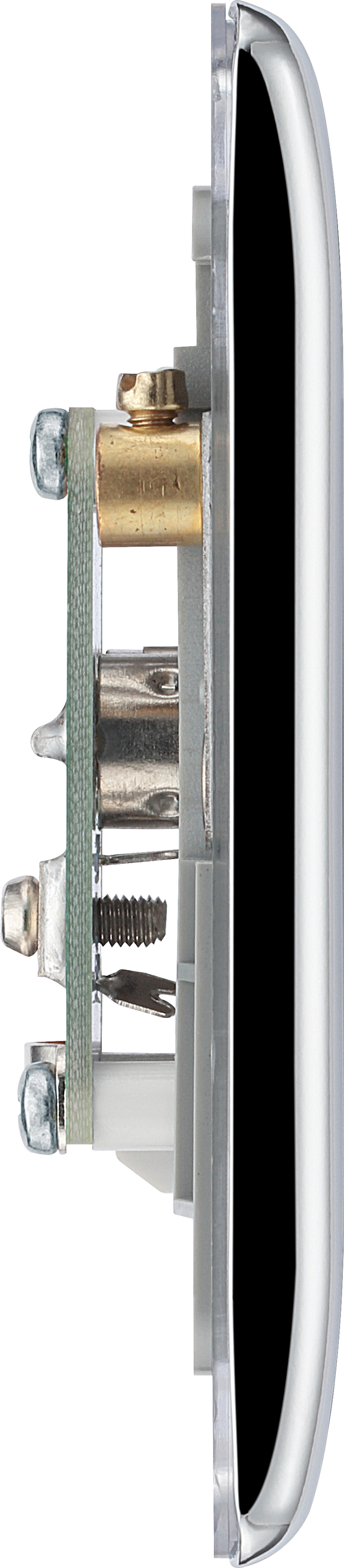 BG Electrical Nexus Metal Polished Chrome - Double, TV/FM