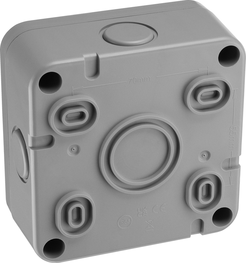 BG Electrical Weatherproof Storm - Junction box with 5 pole terminal block IP66