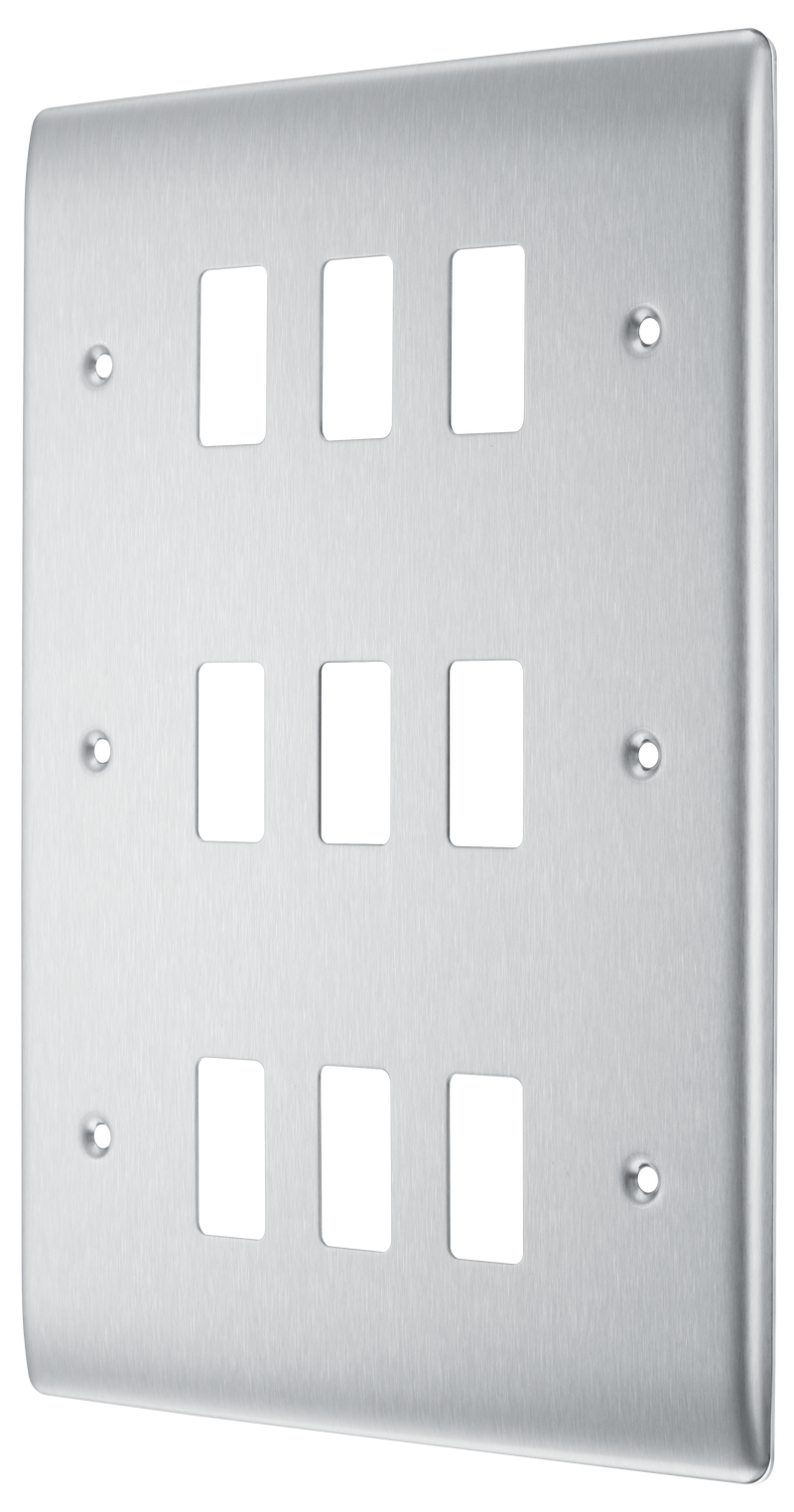 BG Electrical Grid - 9 module, square