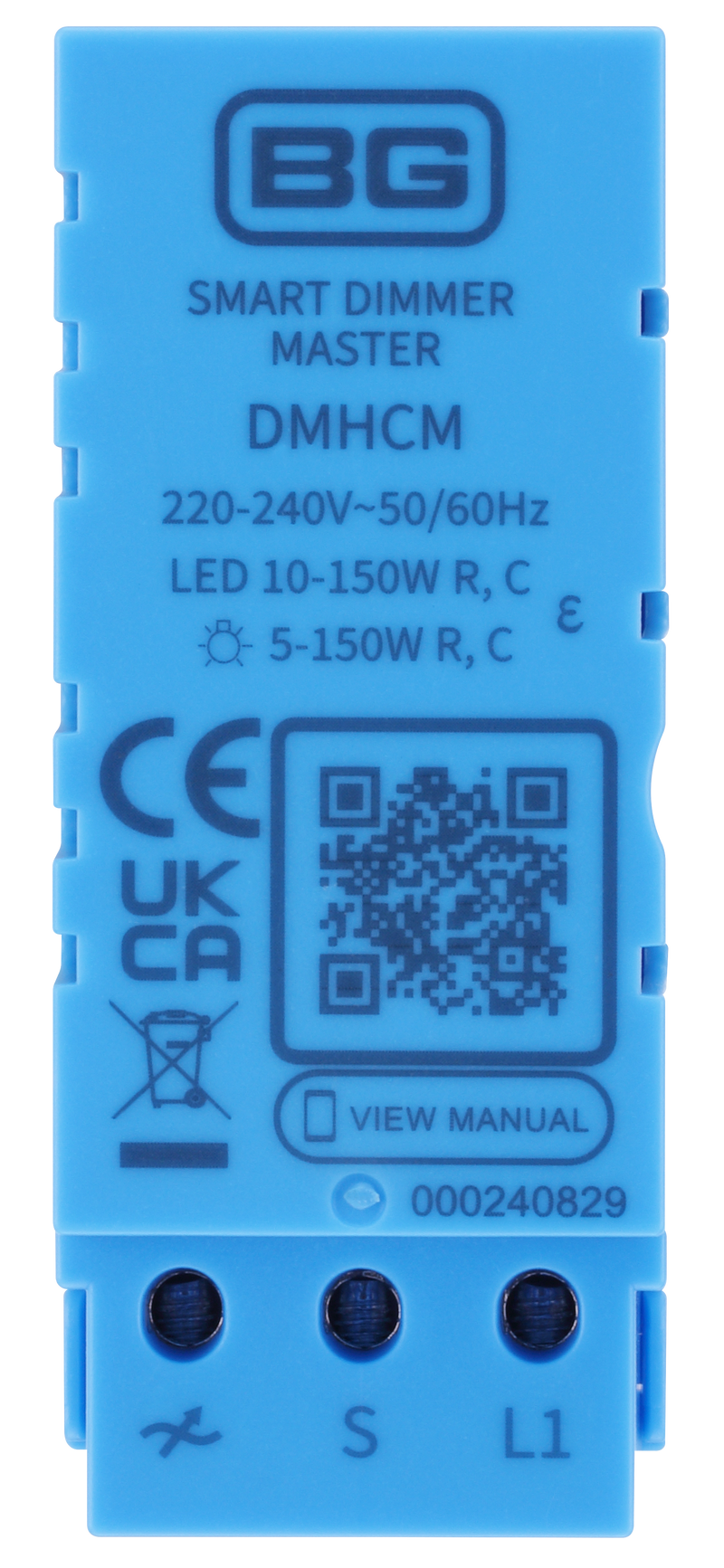 BG Electrical Smart Power - Smart Dimmer Module, 2 Way, Master