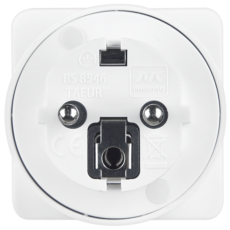 Masterplug Travel - White - 2 Pack