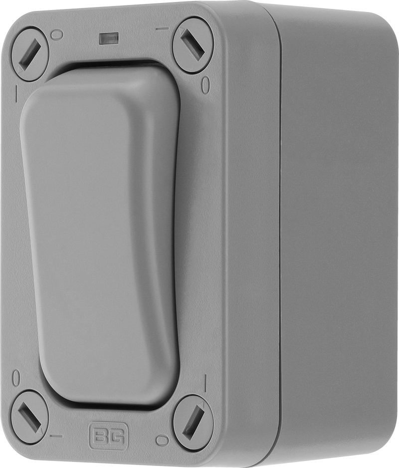 BG Electrical Weatherproof Storm - Single, 2 way, IP66