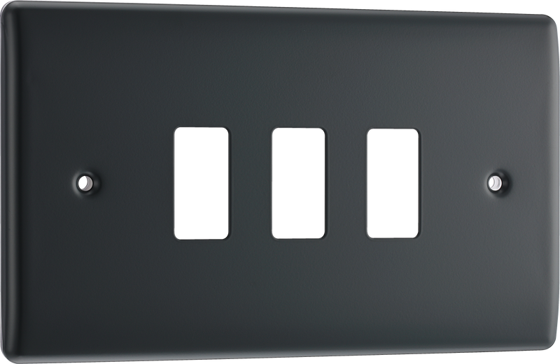 BG Electrical Grid - 3 module, rectangular