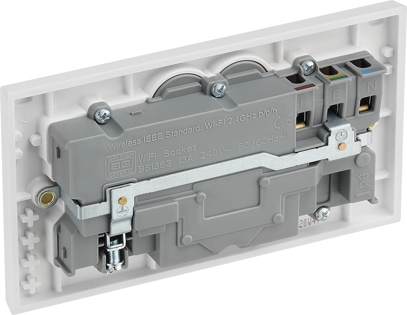 BG Electrical 900 Series - Double, switched, single pole with smart control