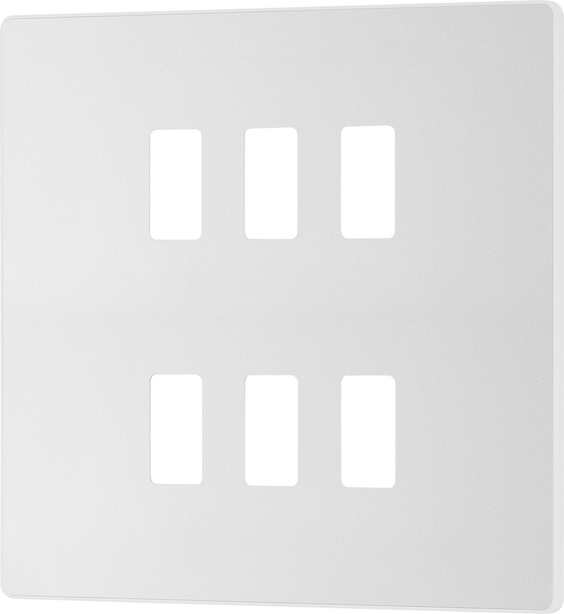 BG Electrical Grid - 6 module, square