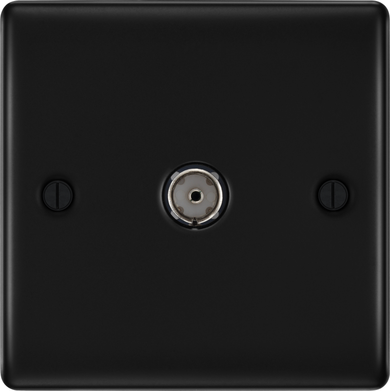 BG Electrical Nexus Metal Matt Black - Single, co-axial