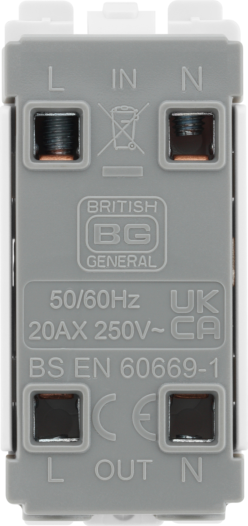 BG Electrical Grid - Double Pole (EVOLVE BLACK)