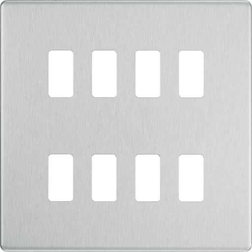 BG Electrical Grid - 8 module, square
