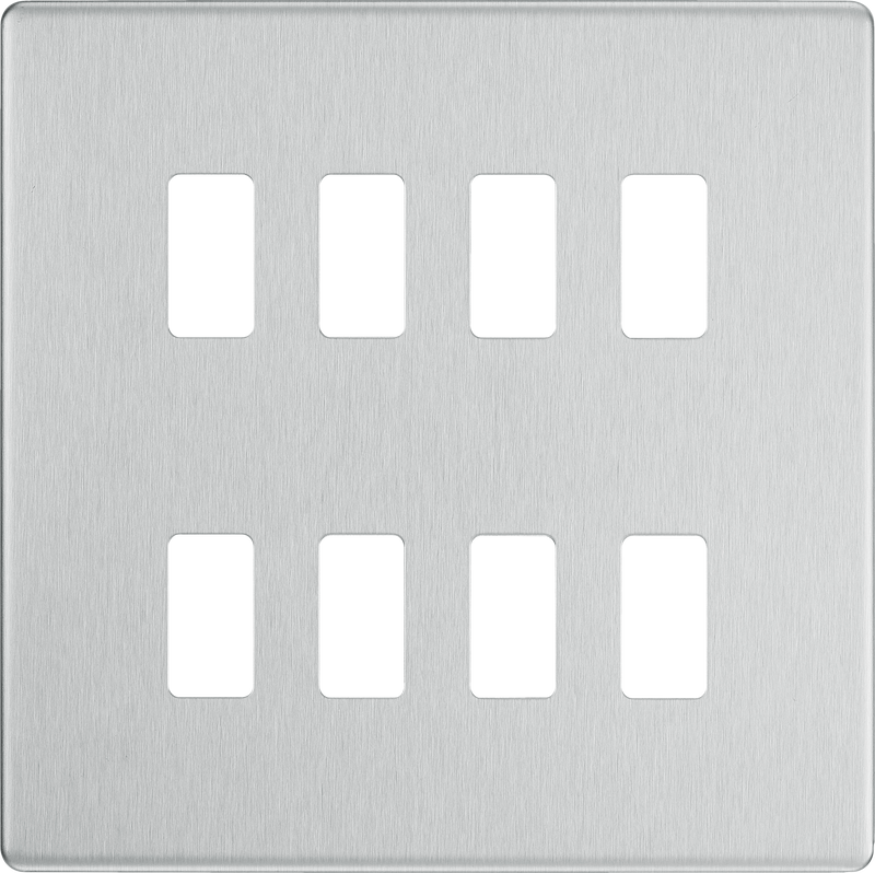 BG Electrical Grid - 8 module, square