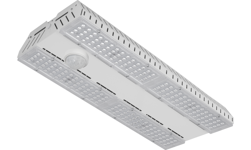 Luceco Elara Bay - ElaraBay with rack lens 30000 lumens fixed output emergency and PIR sensor
