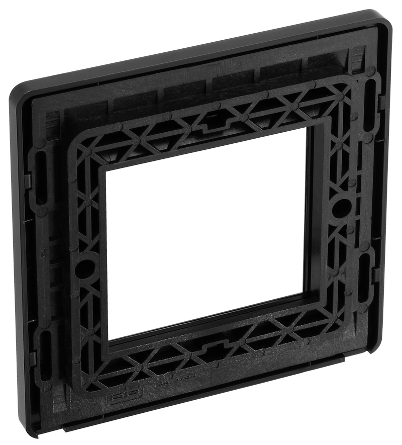 BG Electrical Euro Module - 2 module - square