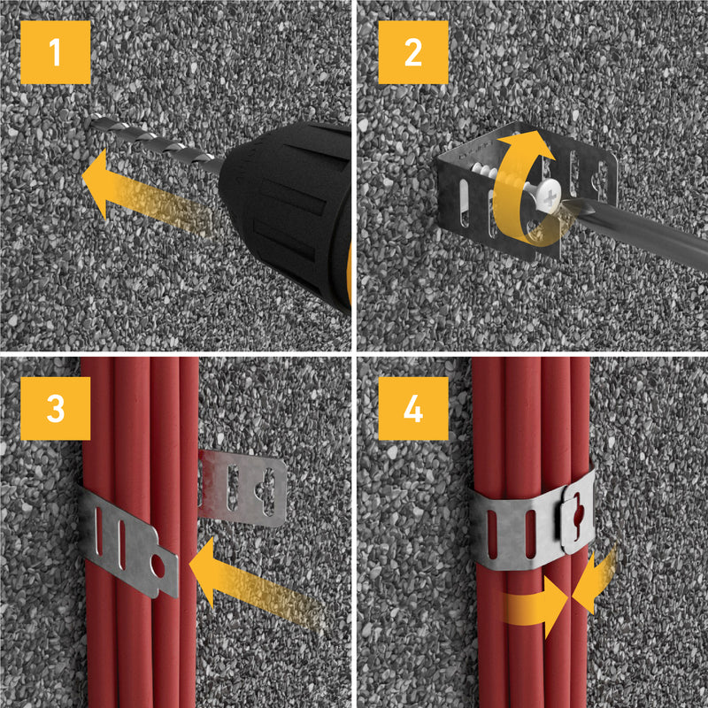 D-Line Fire Clip - Safe-D F-Clip 40 (Pack of 50)