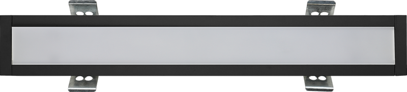 Luceco Contour Recessed - Contour 602mm recessed module 600lumens with fixed output driver finished in black