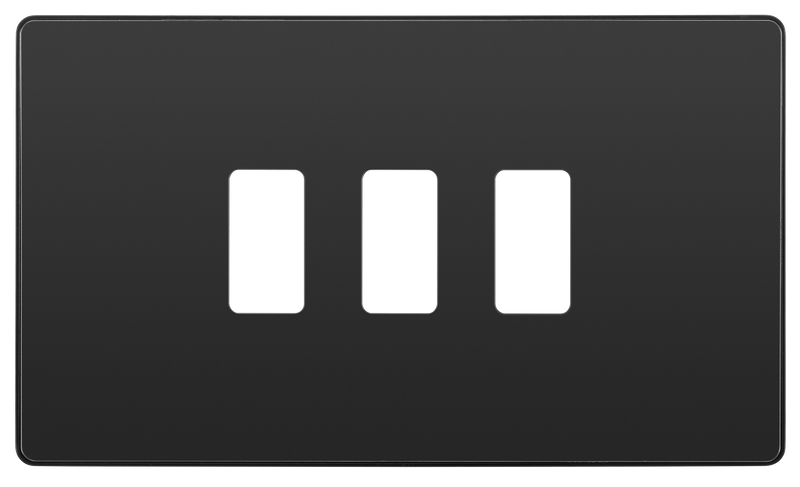 BG Electrical Grid - 3 module, rectangular