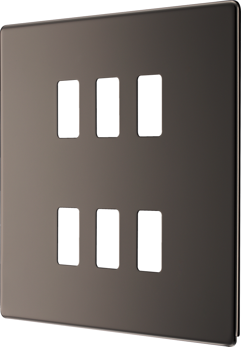 BG Electrical Grid - 6 module, square