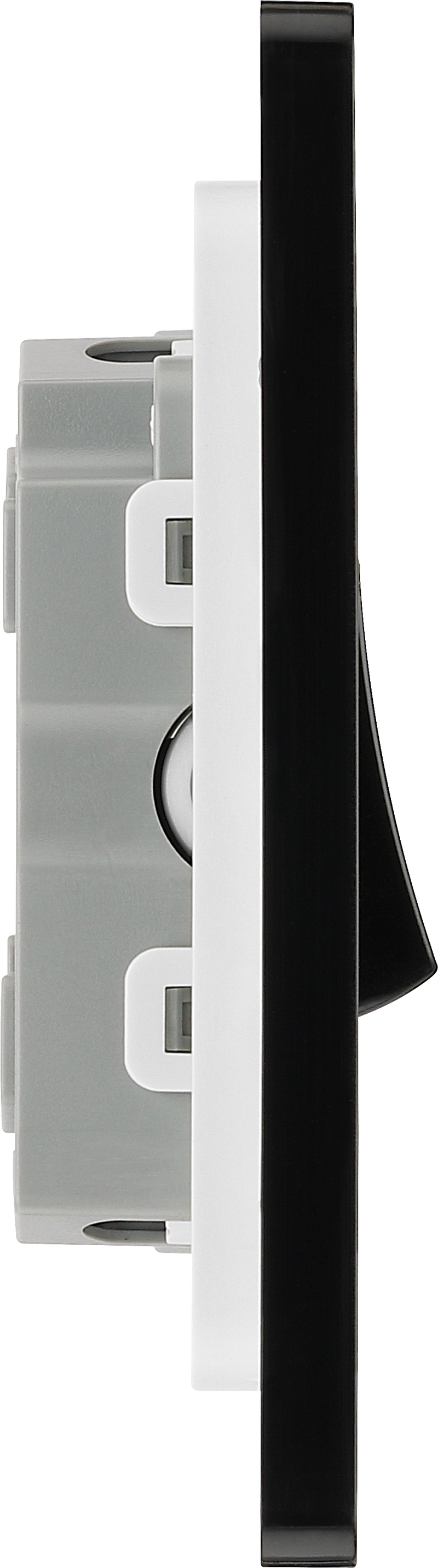 BG Electrical Evolve Matt Grey - Triple, 2 way switch