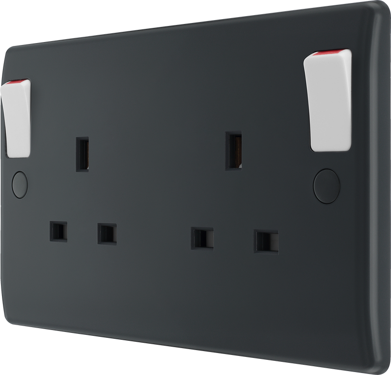 BG Electrical Part M - Double, switched, double pole, outboard rockers