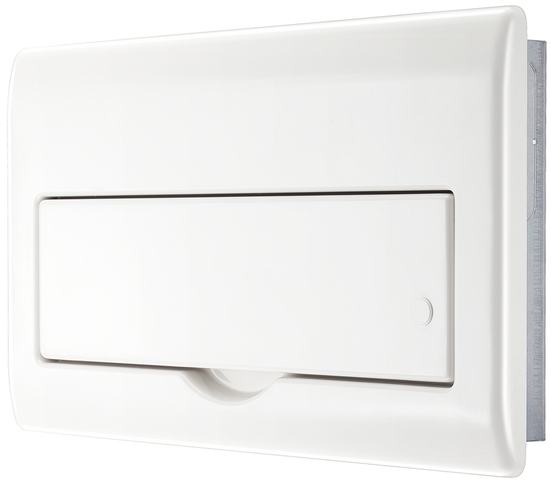 BG Circuit Protection Dual RCD SPD - 16 module, 8 way, 100A Main Switch, 100A/100A Type A RCD, Type 2 SPD