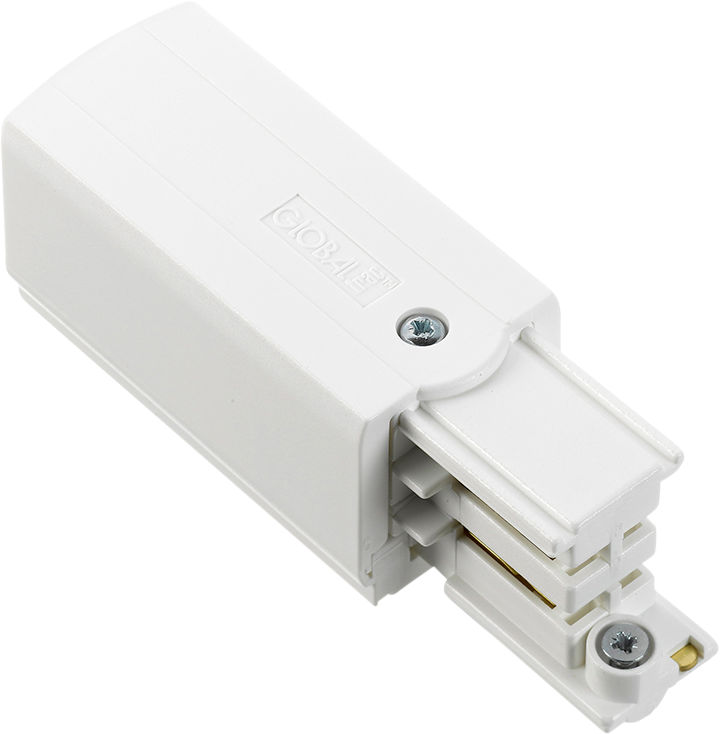 Luceco 3 Circuit Track - Track Live End feed Right White