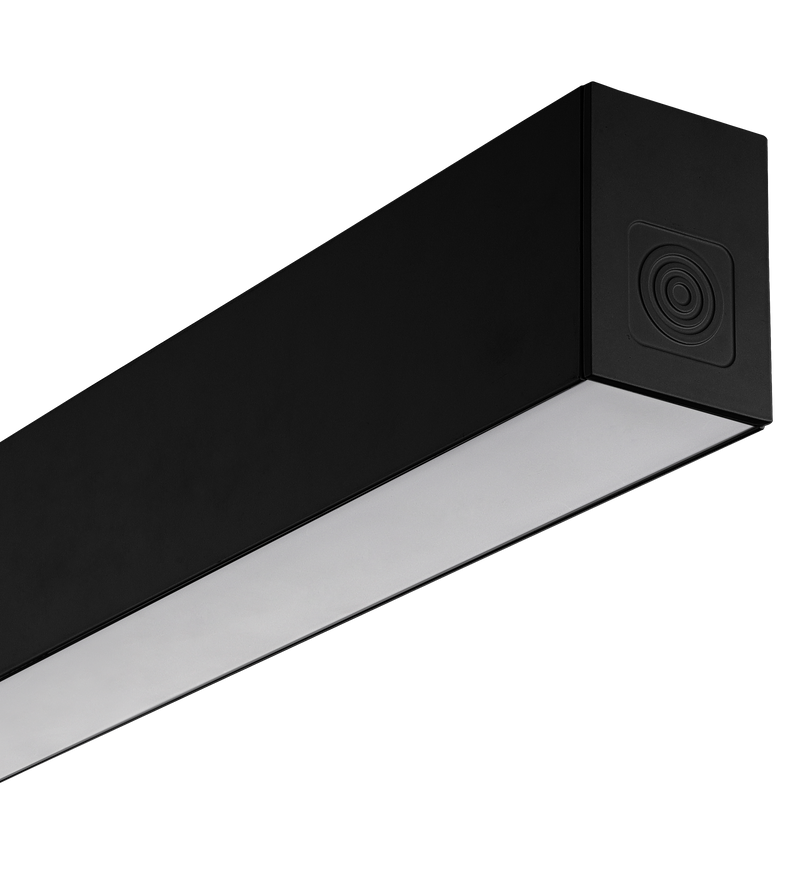 Luceco Contour Suspended - Contour 1695mm suspended module 1900lumens with fixed output driver finished in black