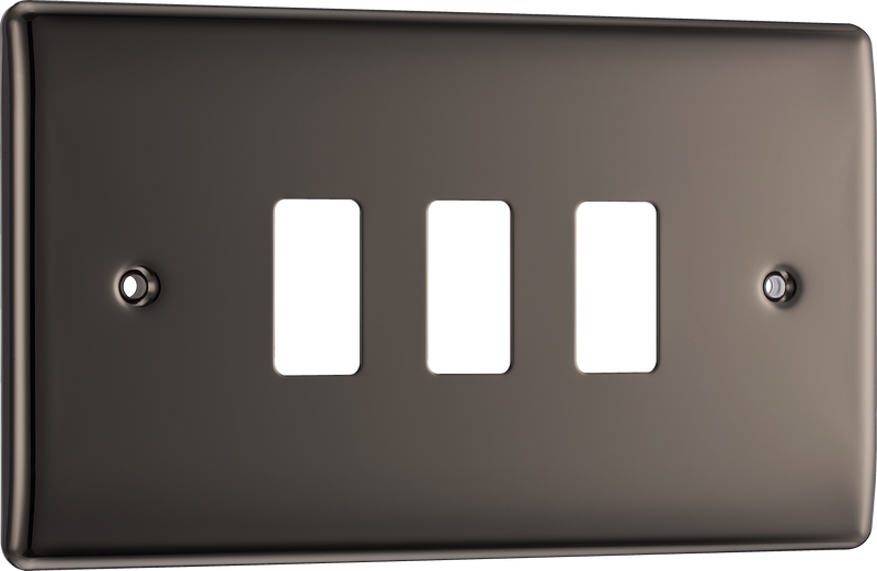 BG Electrical Grid - 3 module, rectangular