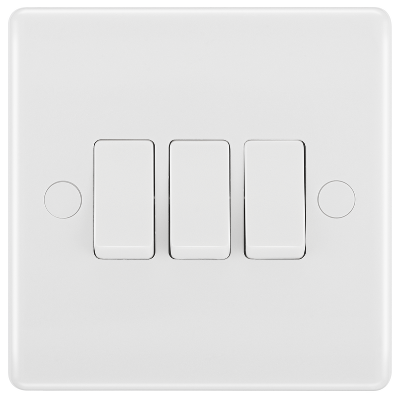 BG Electrical 800 Series - Triple, 2 way switch