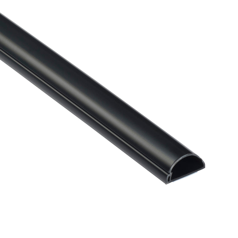 D-Line Trunking - 30x15mm Black 3m Self Adhesive Length