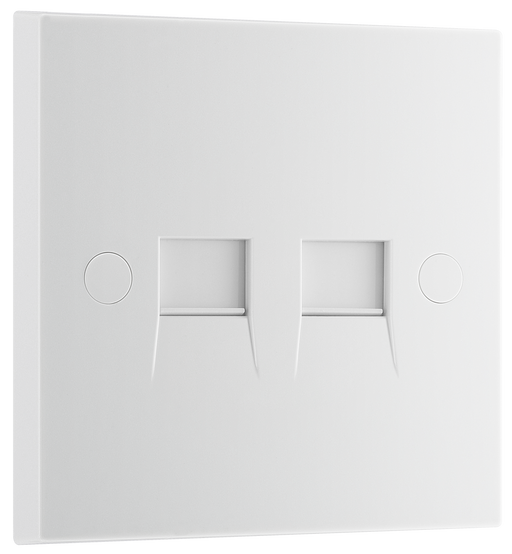 BG Electrical 900 Series - Double, RJ11 telephone socket (screw)