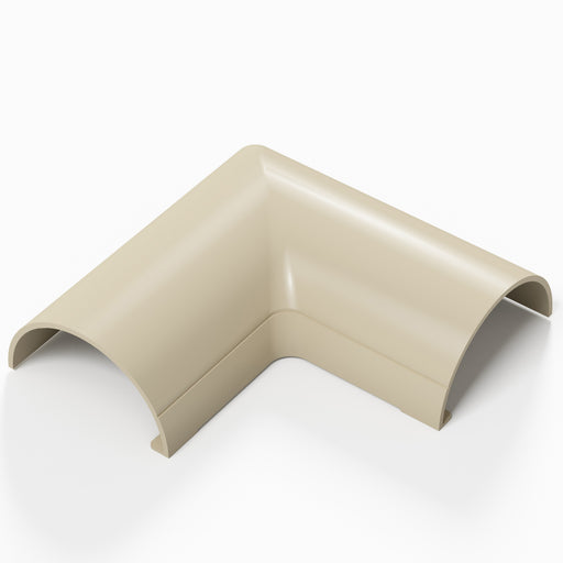 D-Line Trunking - 30x15mm Magnolia Flat Bend